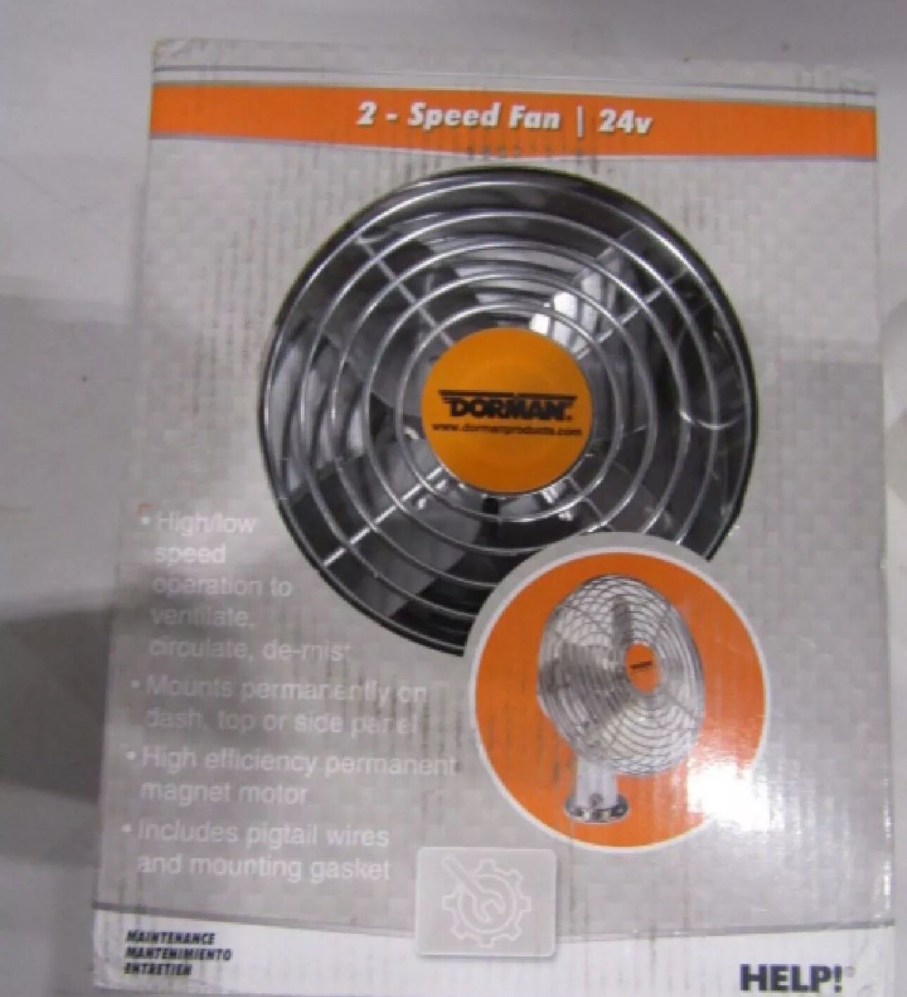 Dorman-Champ 24V Heavy Duty- 2  Speed Fan 7-933