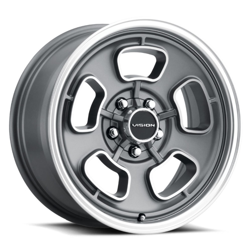 Vision Wheel 148 Shift 17x8 6x5.5 0mm Satin Gray/Machined 148-7884SGMF0