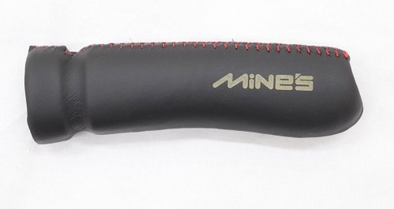 MINE\'S Handbrake Side Brake Lever Parking Grip Red Stitch GT-R R32 BNR32 JDM OEM