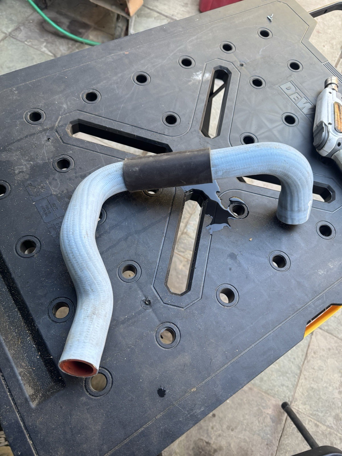 86/93 Mustang 5.0 Radiator Upper Hose Ford Motorsport Good Condition No Leaks
