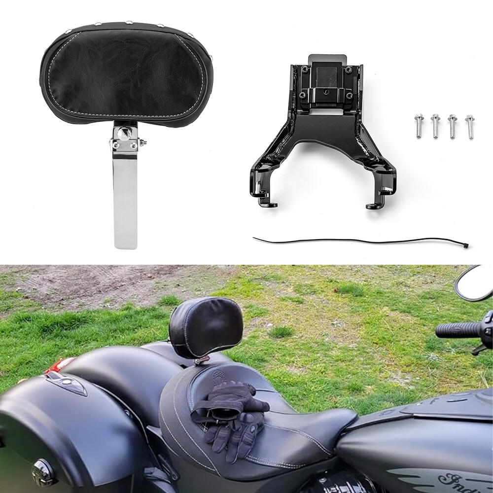 Rider Driver Backrest with Mounting Kit For Indian Roadmaster Chieftain Pursuit