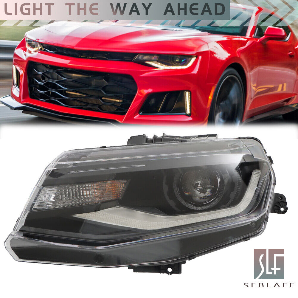 HID Headlight For 2016-2022 Chevy Camaro Assembly w/LED DRL Driver Left Side