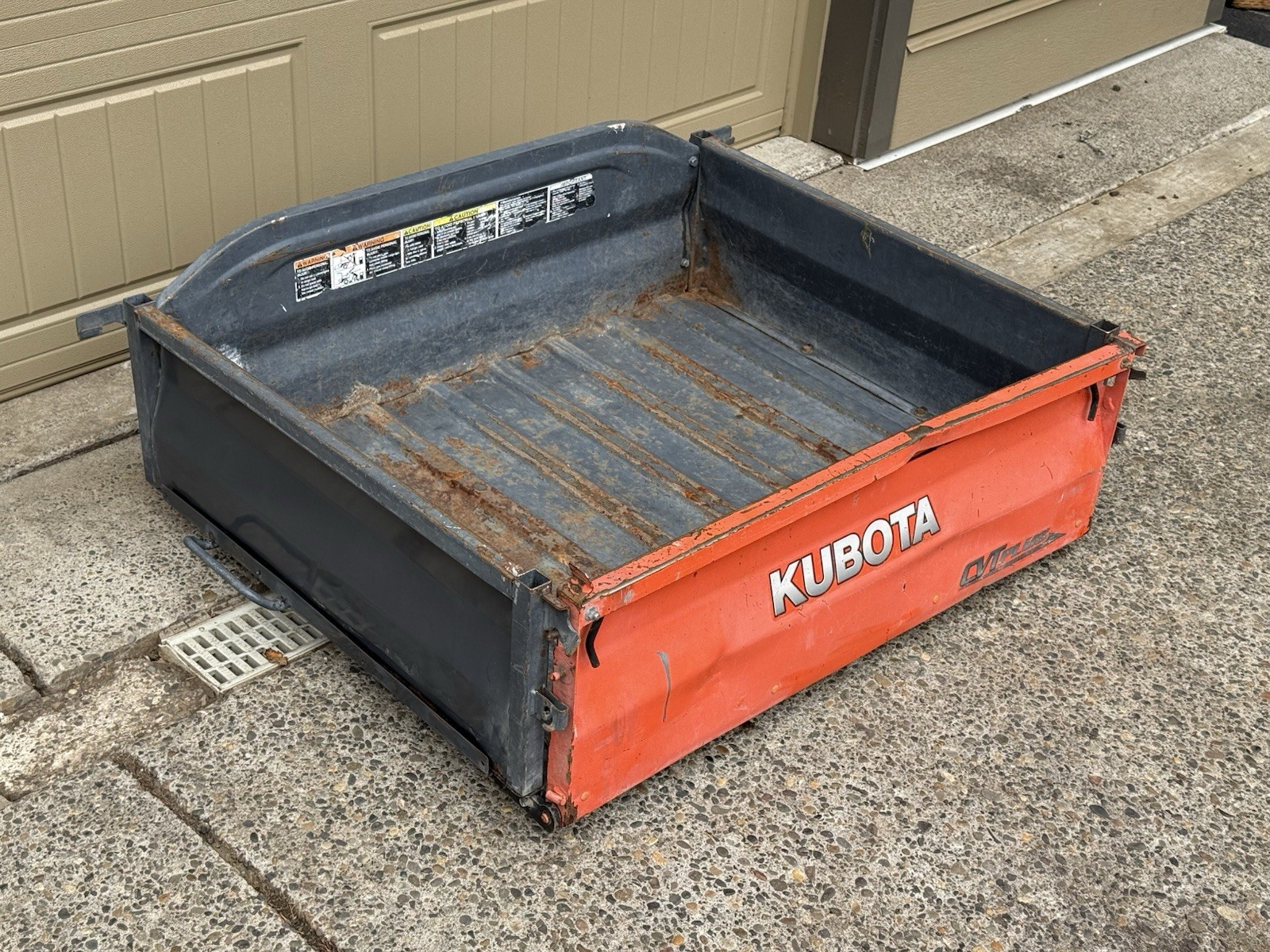 2012-2020 Kubota RTV400CI RTV 400 Rear Cargo Bed Tailgate Box Assembly OEM