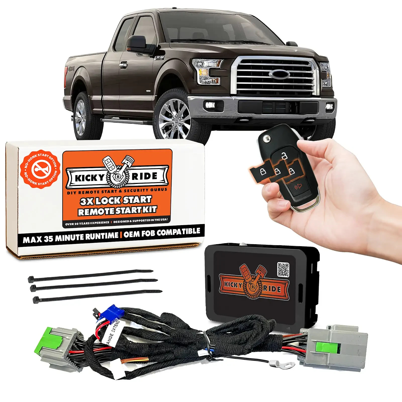 Ford Plug in Remote Start Kit - Use Your Factory Fob - 2021 2022 2023 Ford F150 Ford Plug in Remote Start Kit - Use Your Factory Fob - 2021 2022 2023 Ford F150
