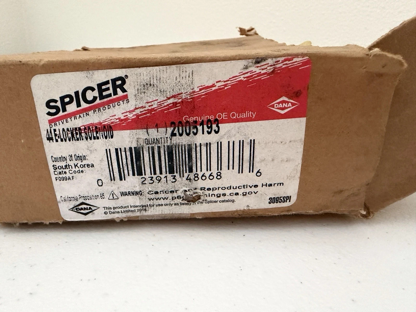 DANA Spicer Axle Actuator Solenoid Locker Jeep Wrangler JK 2007-2018 OEM Mopar DANA Spicer Axle Actuator Solenoid Locker Jeep Wrangler JK 2007-2018 OEM Mopar
