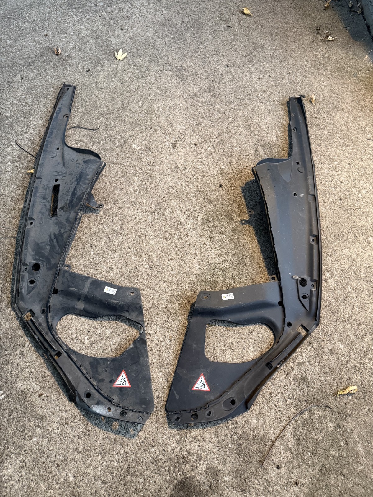 ENGIEN BAY FENDER RAIL COVER TRIM MOLDING SET BMW M6 650I F12 F06 2013-2019 OEM