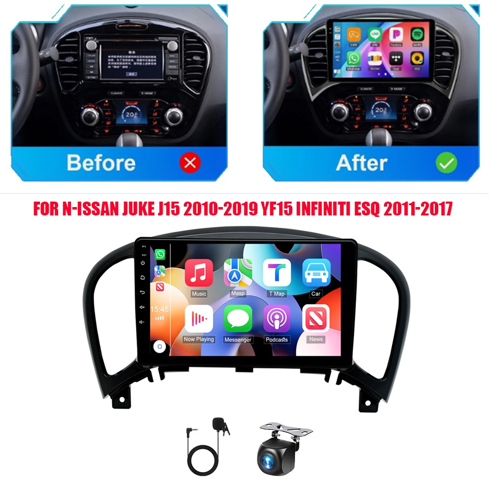 For Nissan Juke J15 2010-2019 Car Stereo 9\