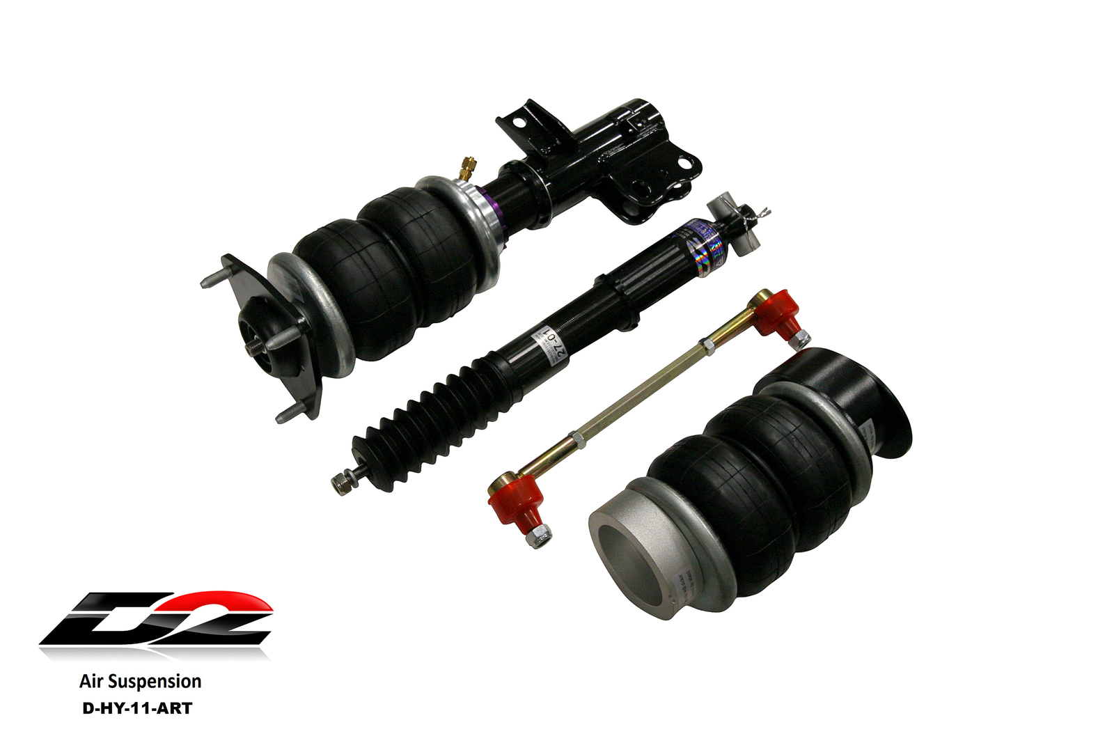 D2 Air Suspension Air Struts For 2010-2015 Hyundai Genesis Coupe - D-HY-11-ART