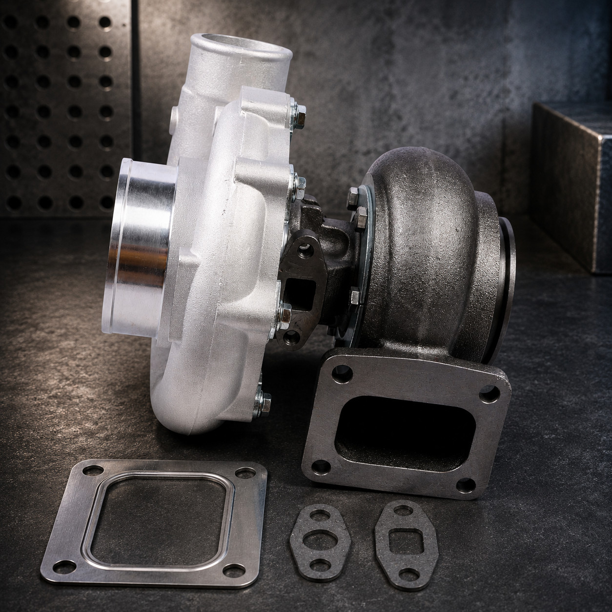 Universal T76 Turbo T4 .96 A/R Trim 600+ HP 76mm Compressor Turbocharger USA