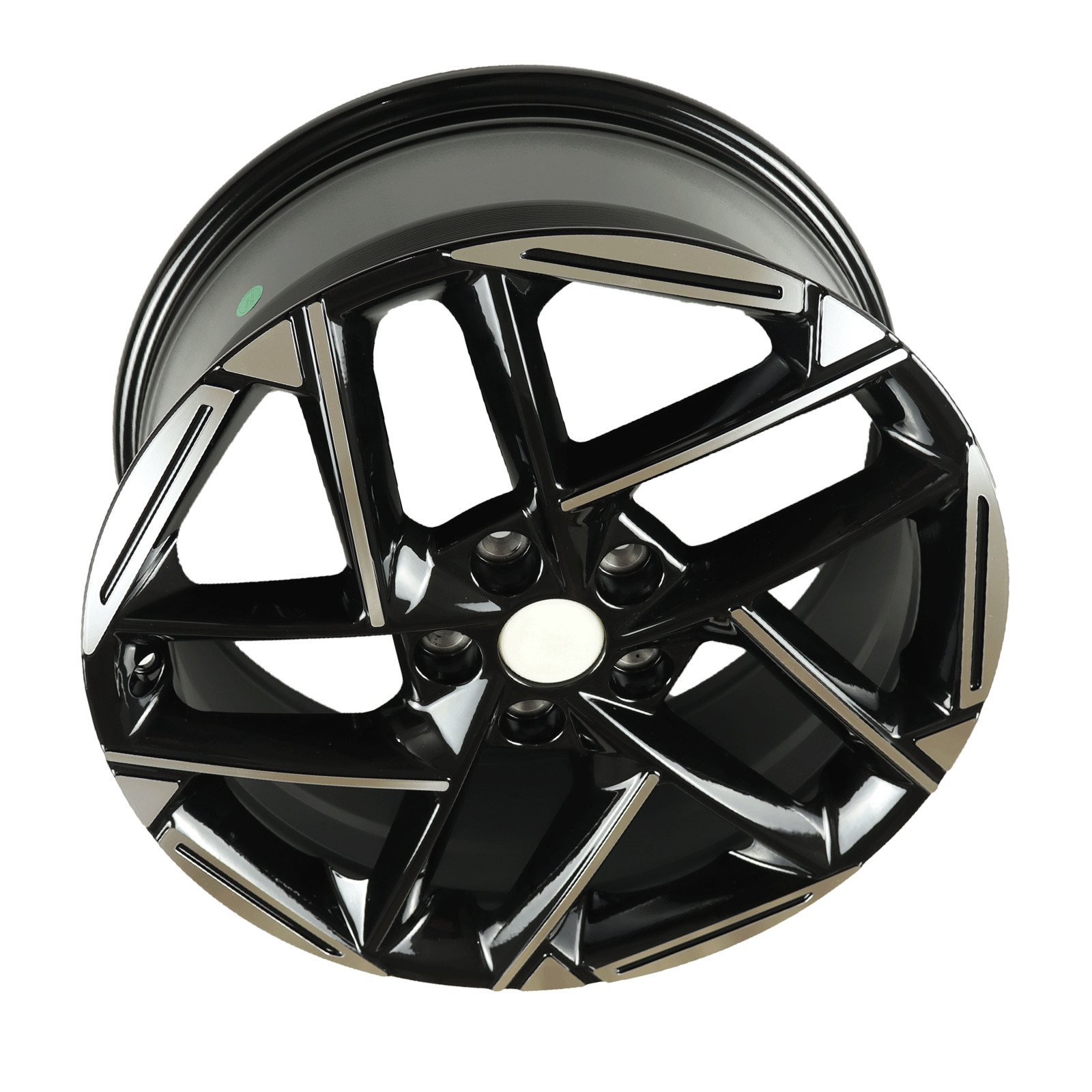 New 18 Inch x 8 Inch Replacement Wheel Rim For Kia K4 2024 2025 Machined Black