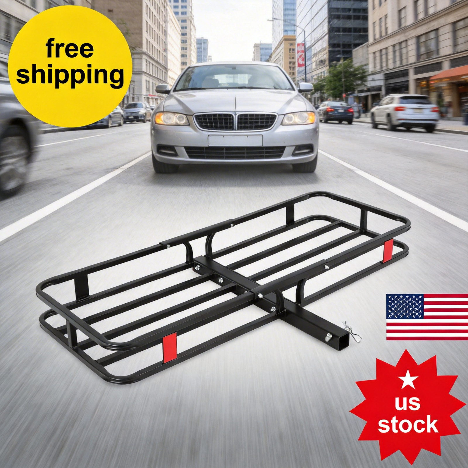 500 lbs Hitch Cargo Carrier Basket 53\