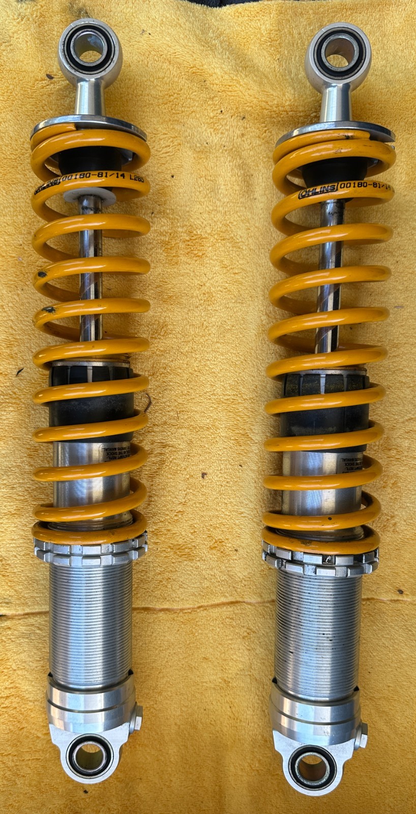 Harley Davidson Sportster Ohlins rear shocks