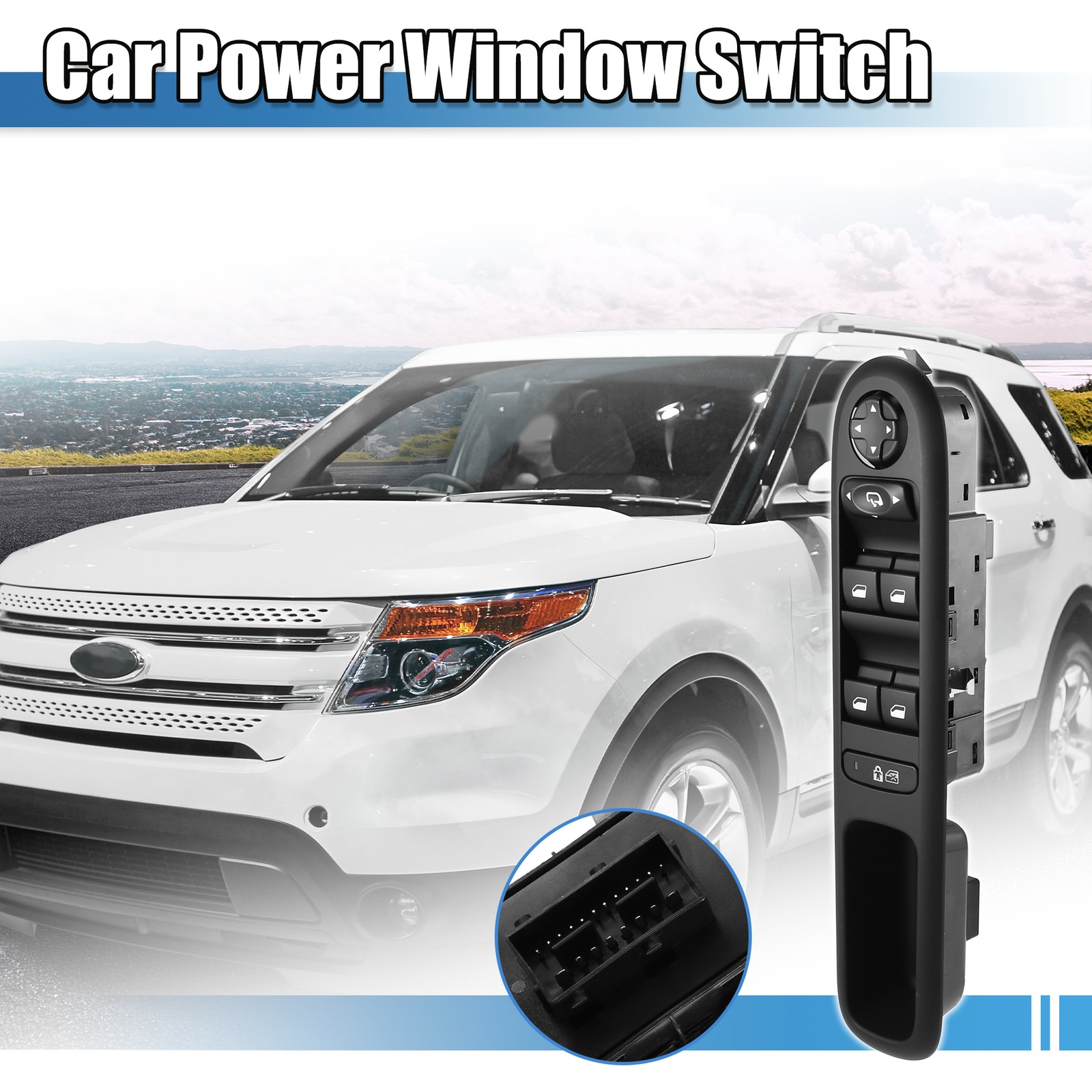 96650621ZD Car Master Power Window Switch Replaces for Peugeot 3008 2009-2015 96650621ZD Car Master Power Window Switch Replaces for Peugeot 3008 2009-2015