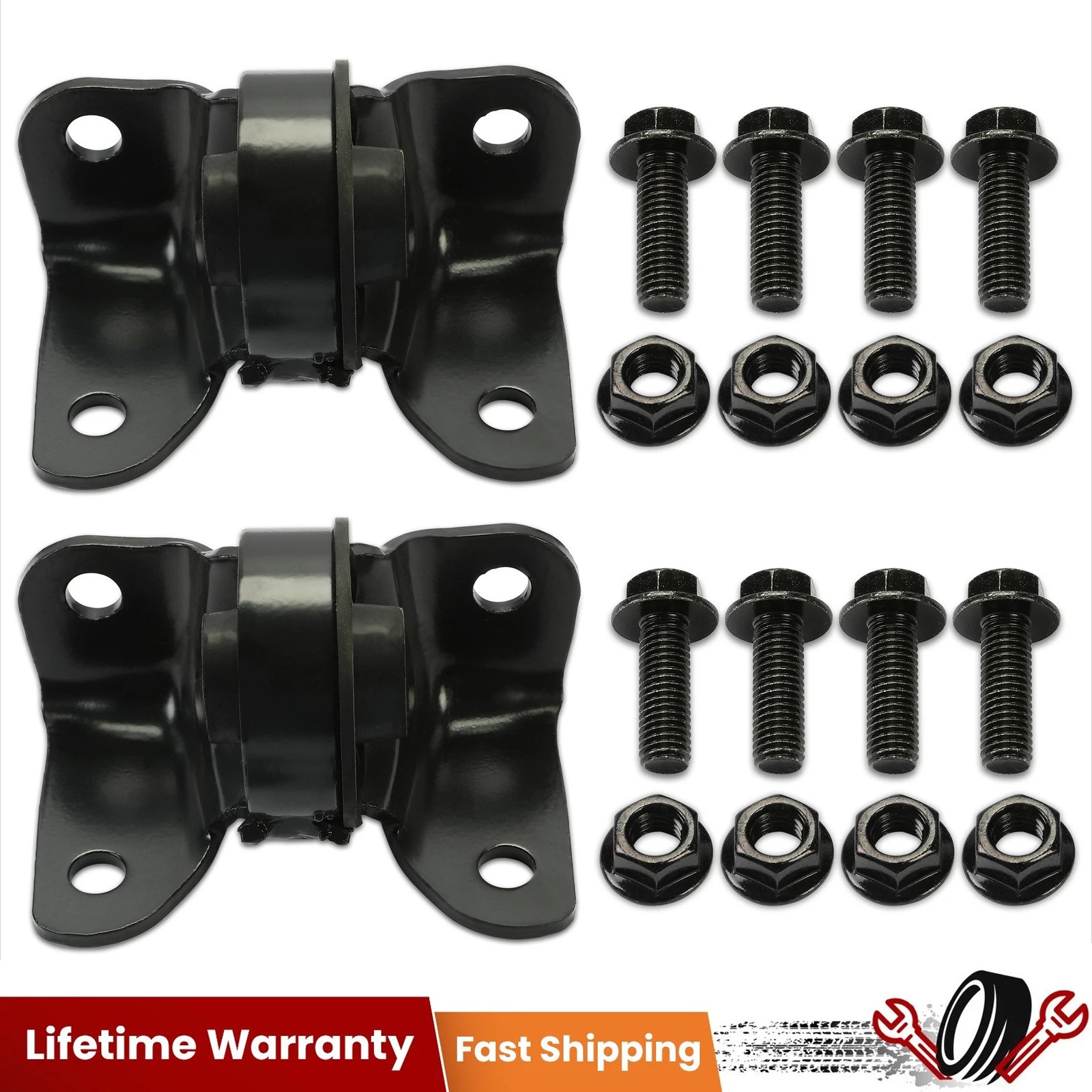 2x Steel Torsion Bar Crossmember Mount Front For 99-07 Chevy Silverado GMC 2x Steel Torsion Bar Crossmember Mount Front For 99-07 Chevy Silverado GMC