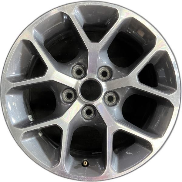Jeep Machined Grey Wrangler Gladiator Wheel 17x7.5 2024-2025 Rim OEM 9325