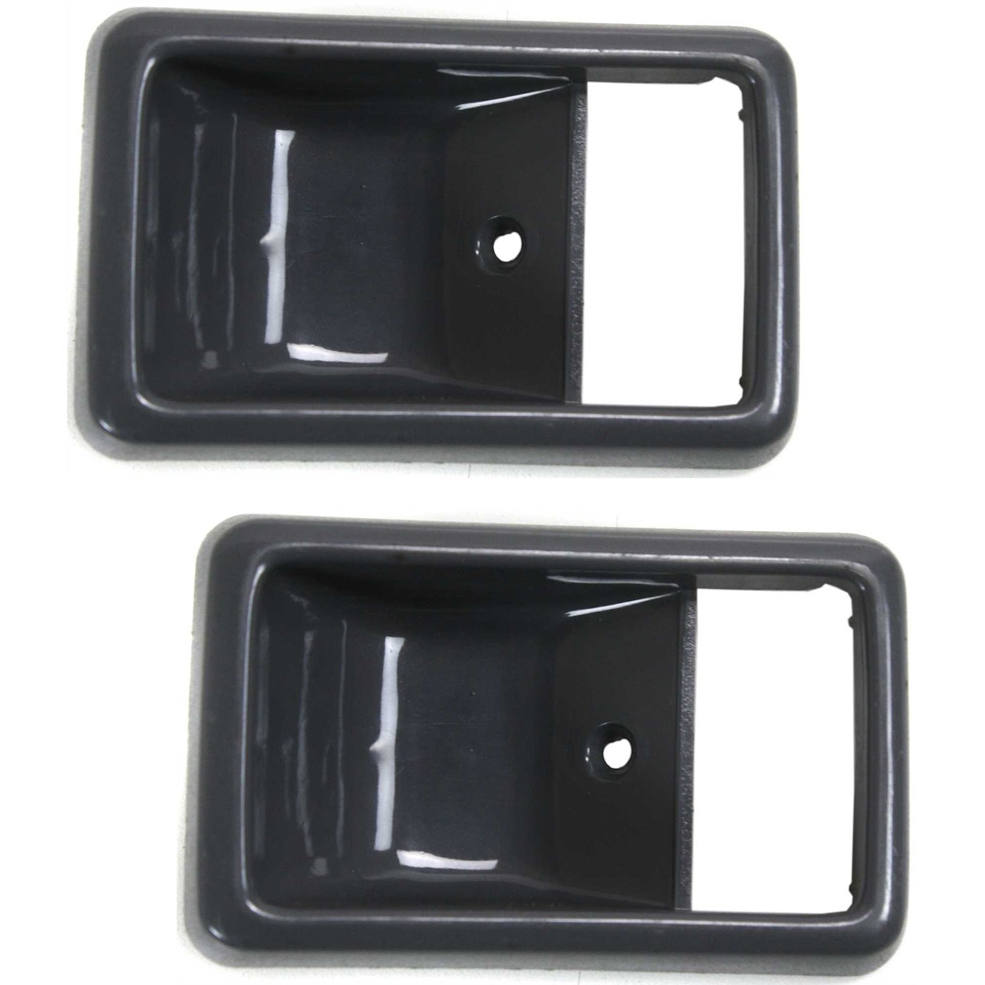 Door Handle Trim Set For 1984-1989 Toyota Pickup Gray Front Inner 2Pc Door Handle Trim Set For 1984-1989 Toyota Pickup Gray Front Inner 2Pc