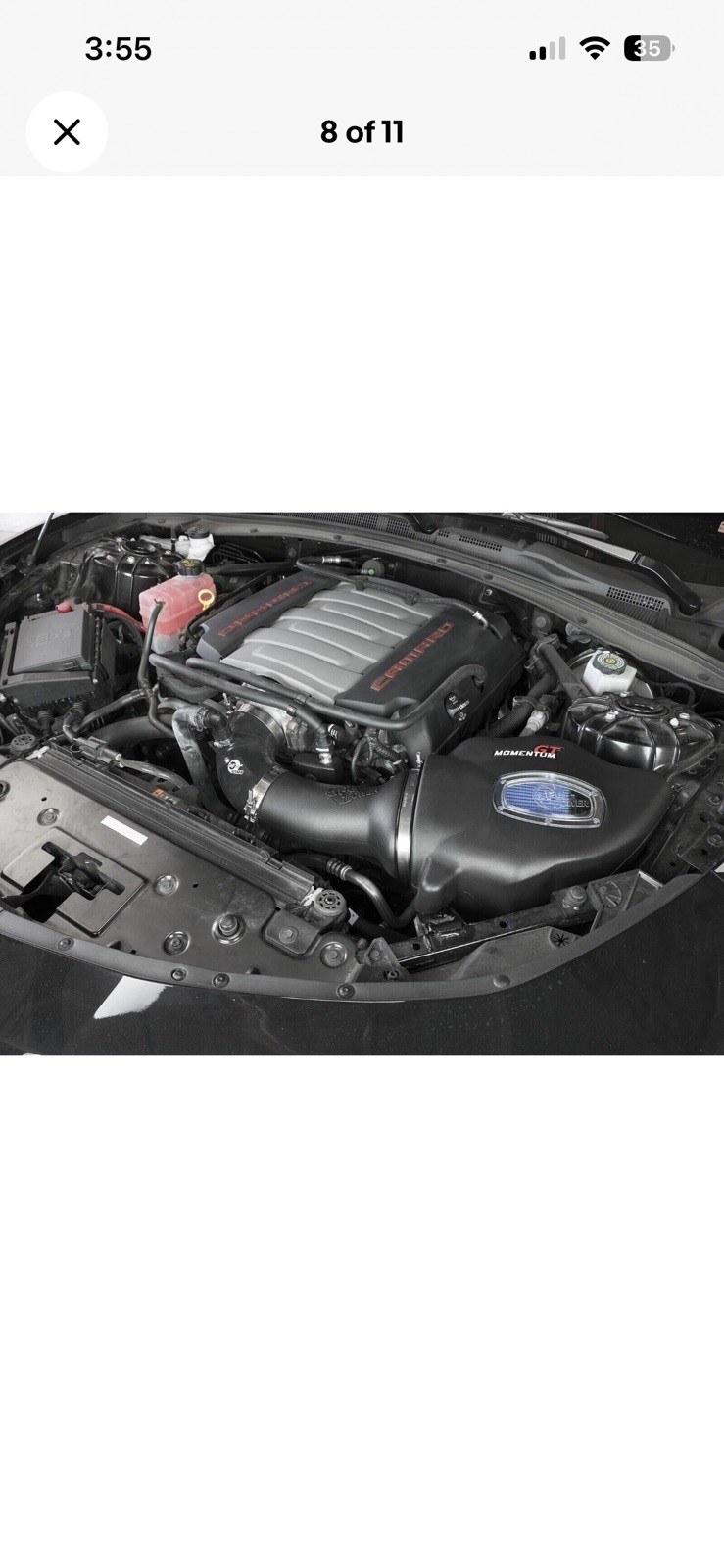 aFe Momentum GT Cold Air Intake for 2016-2024 Chevrolet Camaro SS V8 6.2L aFe Momentum GT Cold Air Intake for 2016-2024 Chevrolet Camaro SS V8 6.2L