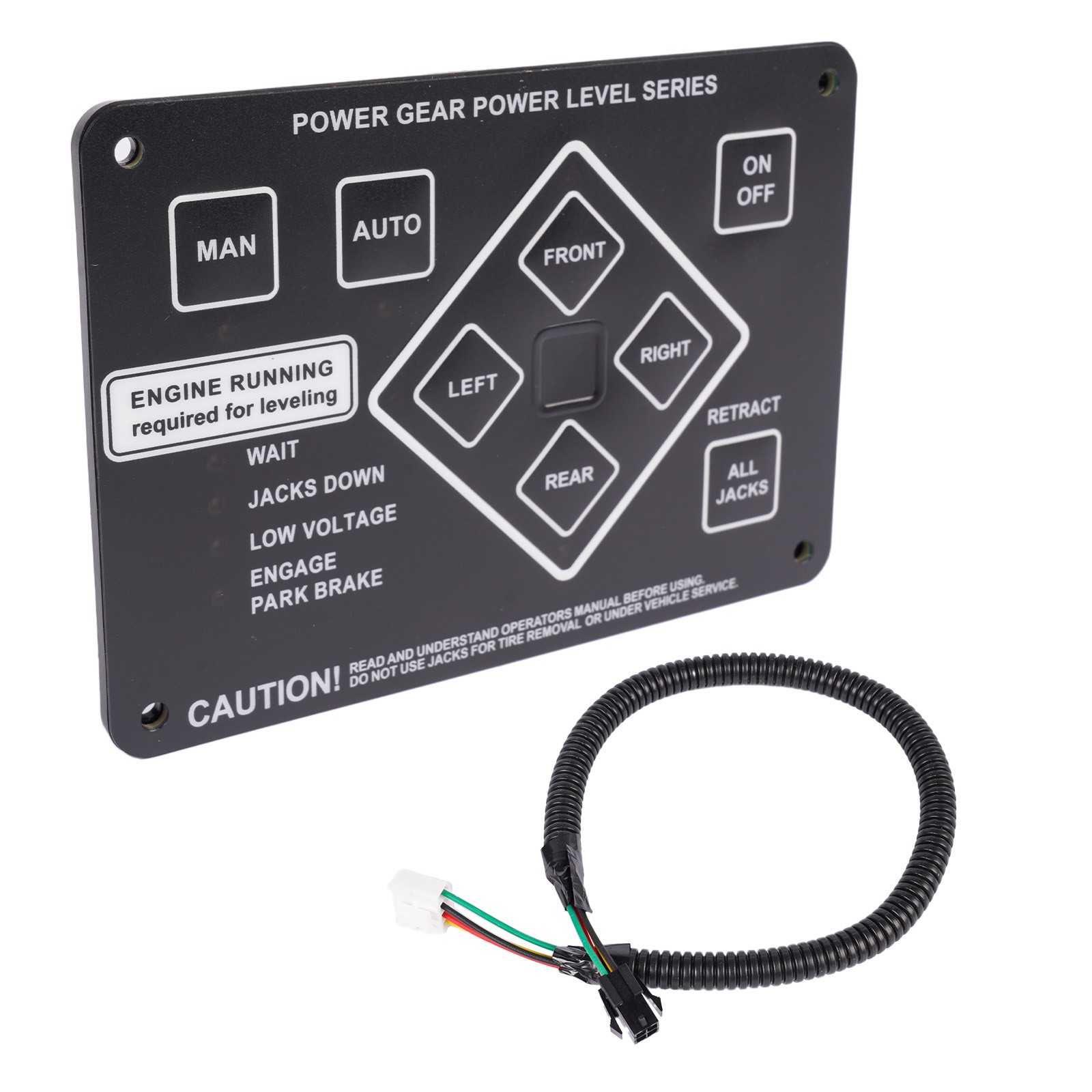 Electronic Leveling Touch Pad Control Module w/ Harness Adapter Fit for Lippert