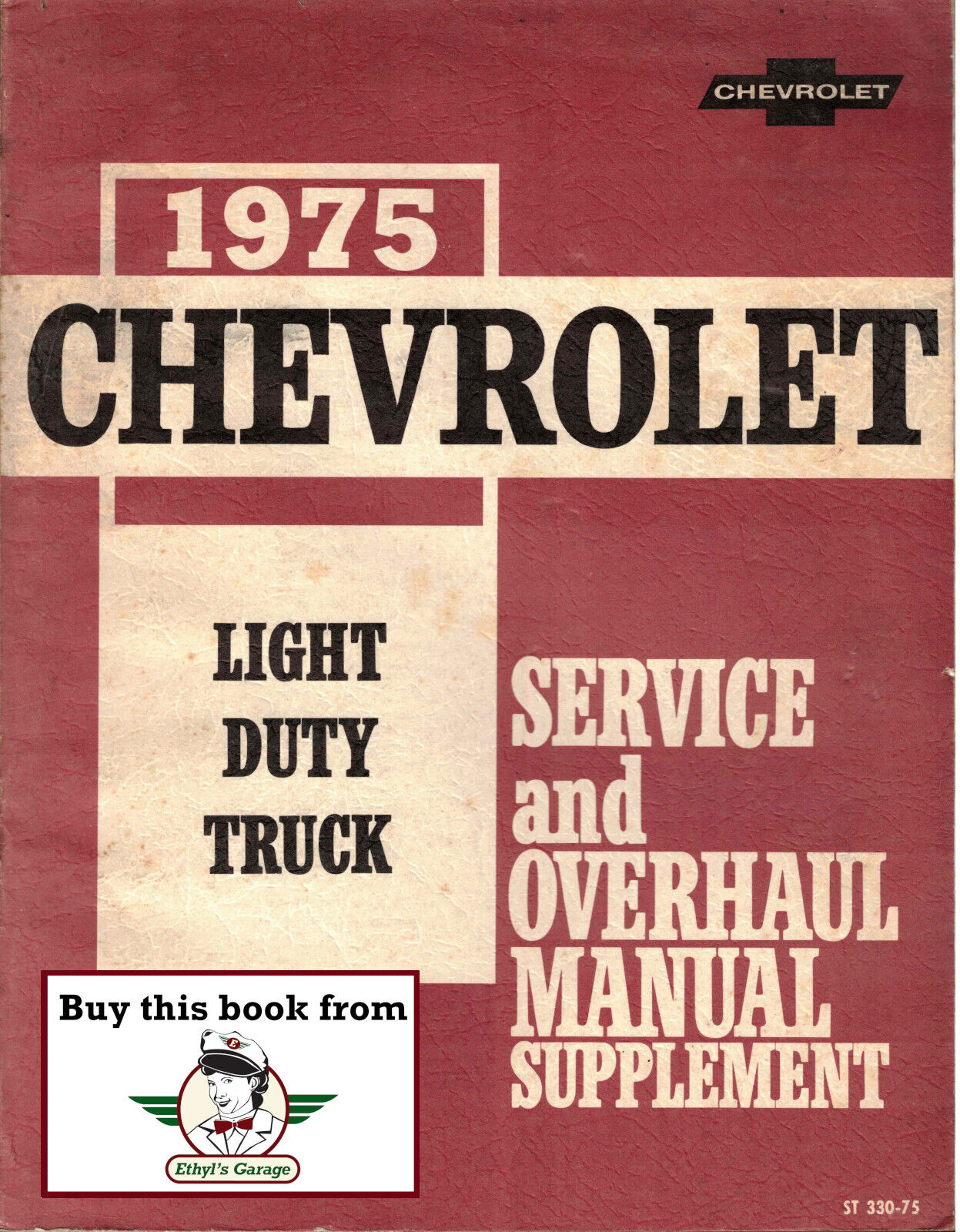 1975 Chevrolet Light Truck C/K Van Suburban Service/Overhaul Manual Supplement