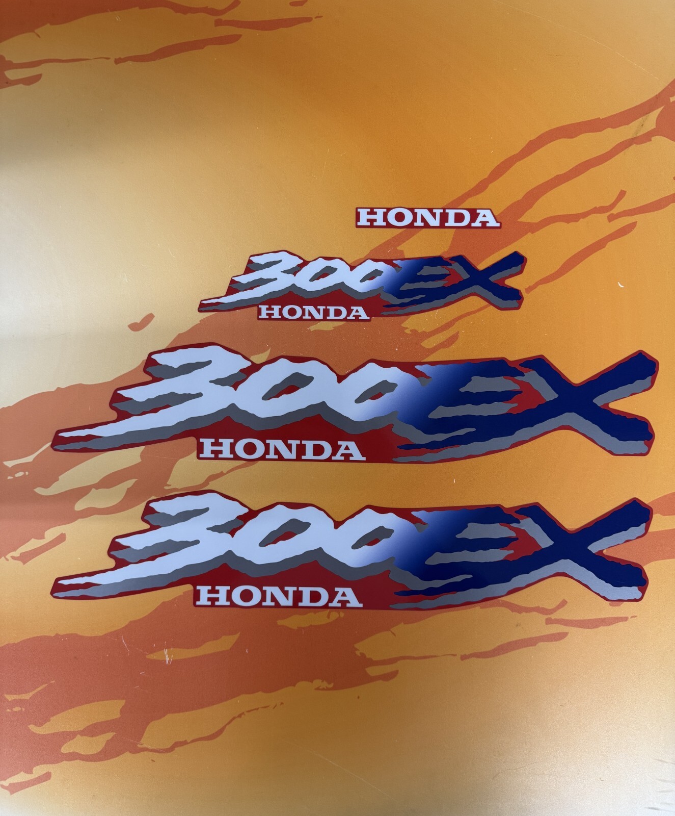 1993-94 Honda TRX300EX 300EX TRX Fender Decals Stickers 1994 93 94 Fourtrax
