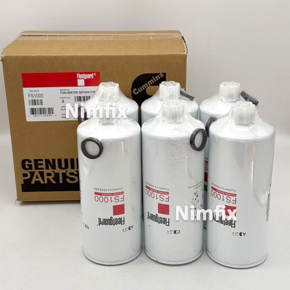6PCS FS1000 Fuel Separator FS-1000 For Fleetguard 
