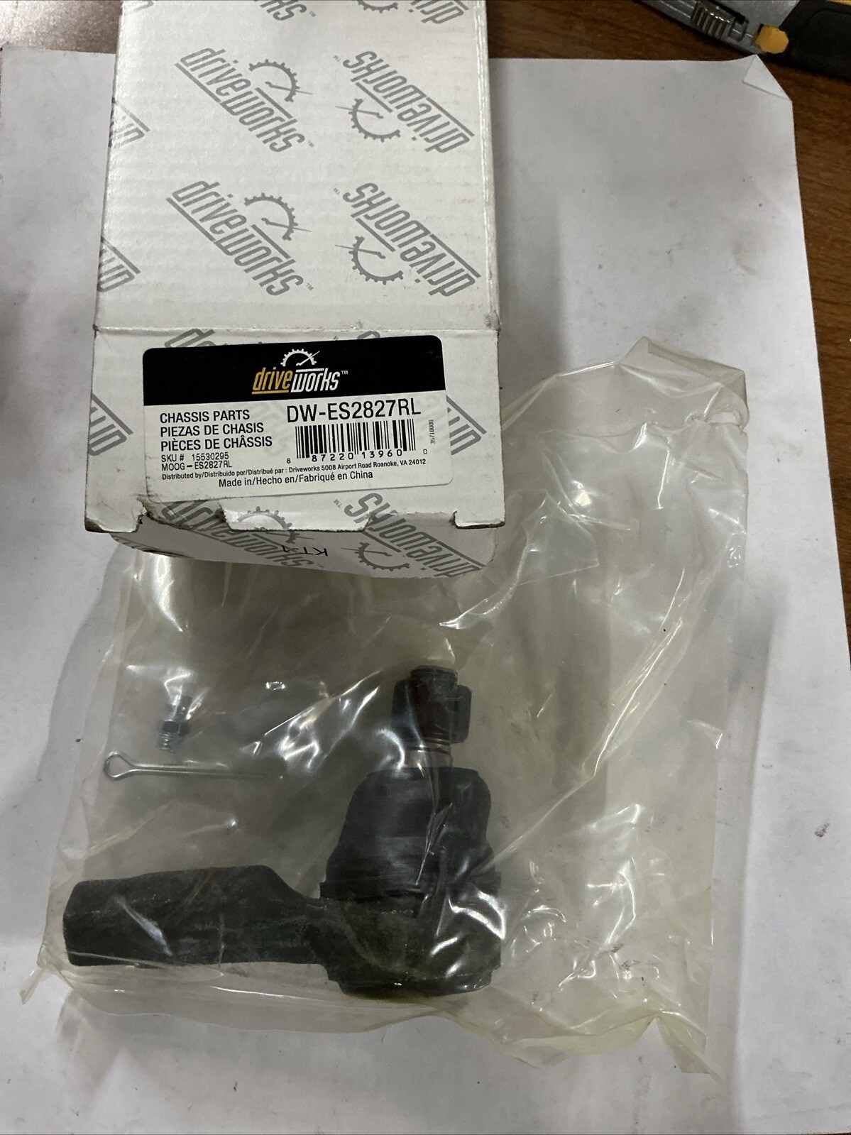 Steering Tie Rod End Carquest/Driveworks DW-ES2827RL