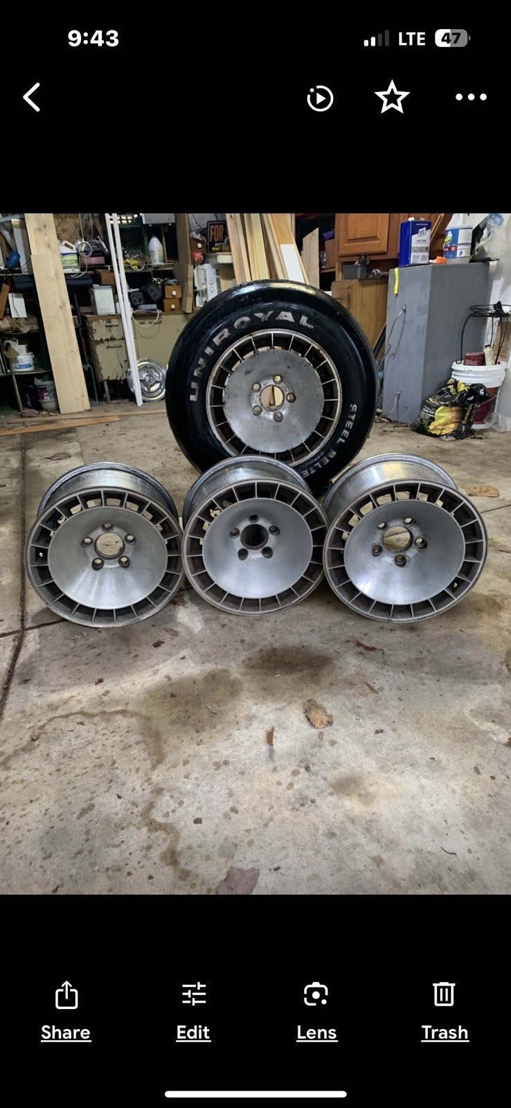 1979 10th Anniversary Trans Am Turbo Wheels Original Set Of 4 15x8