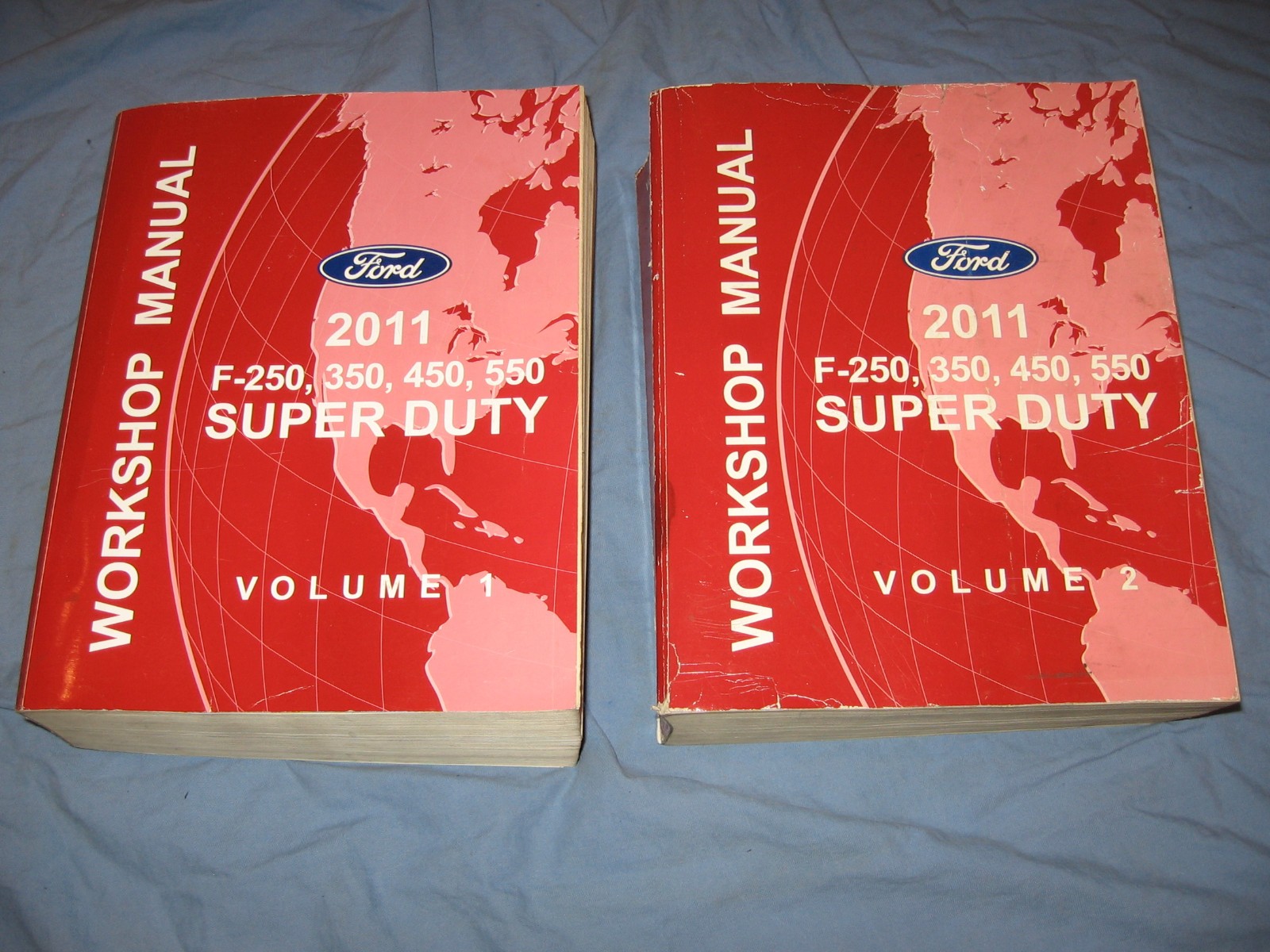 2011 FORD F250 SUPER DUTY FACTORY WORKSHOP MANUAL SET SERVICE F350 F450 F550