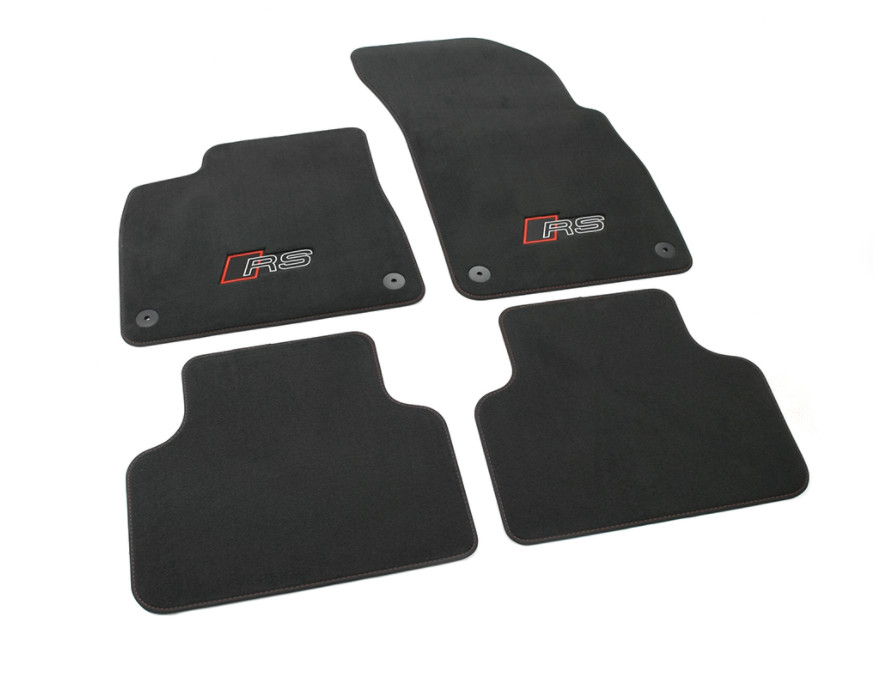 OEM AUDI Q8 RS FRONT AND REAR FLOOR MAT SET LHD 4M1863011HRPP GENUINE NO🇺🇸DUTY