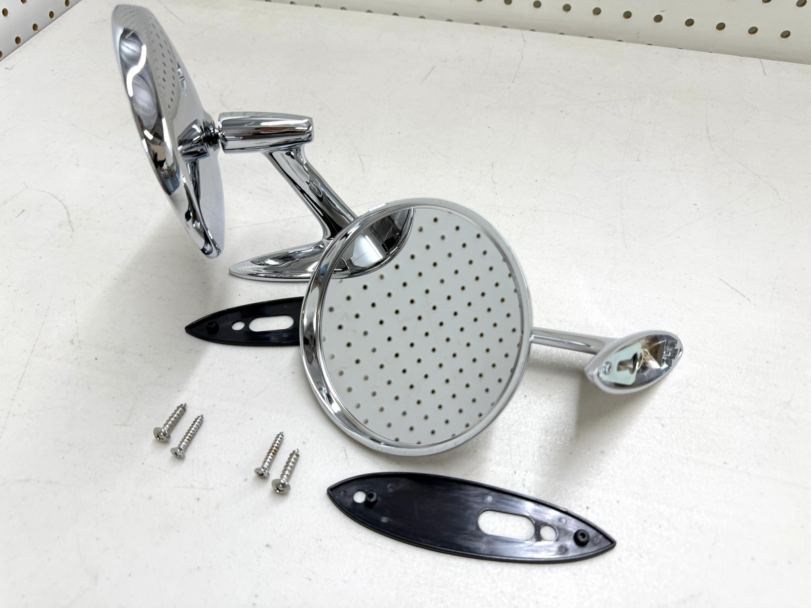 NEW 1961-62 CHEVY IMPALA BEL AIR / FULL SIZE OUTSIDE CHROME DOOR MIRROR 1SET