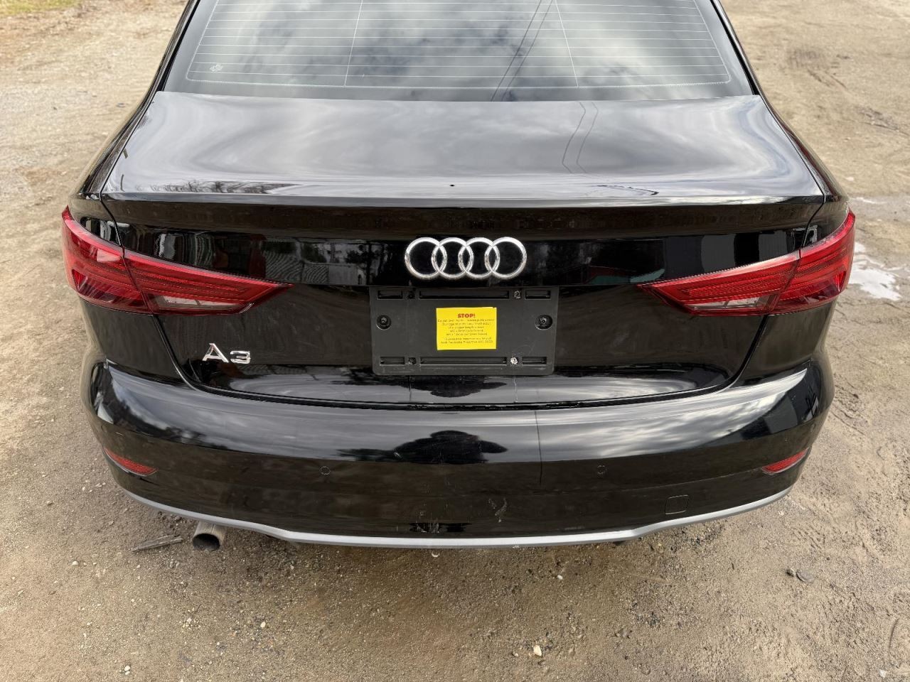 2017-2020 Audi A3 Deck Lid Black