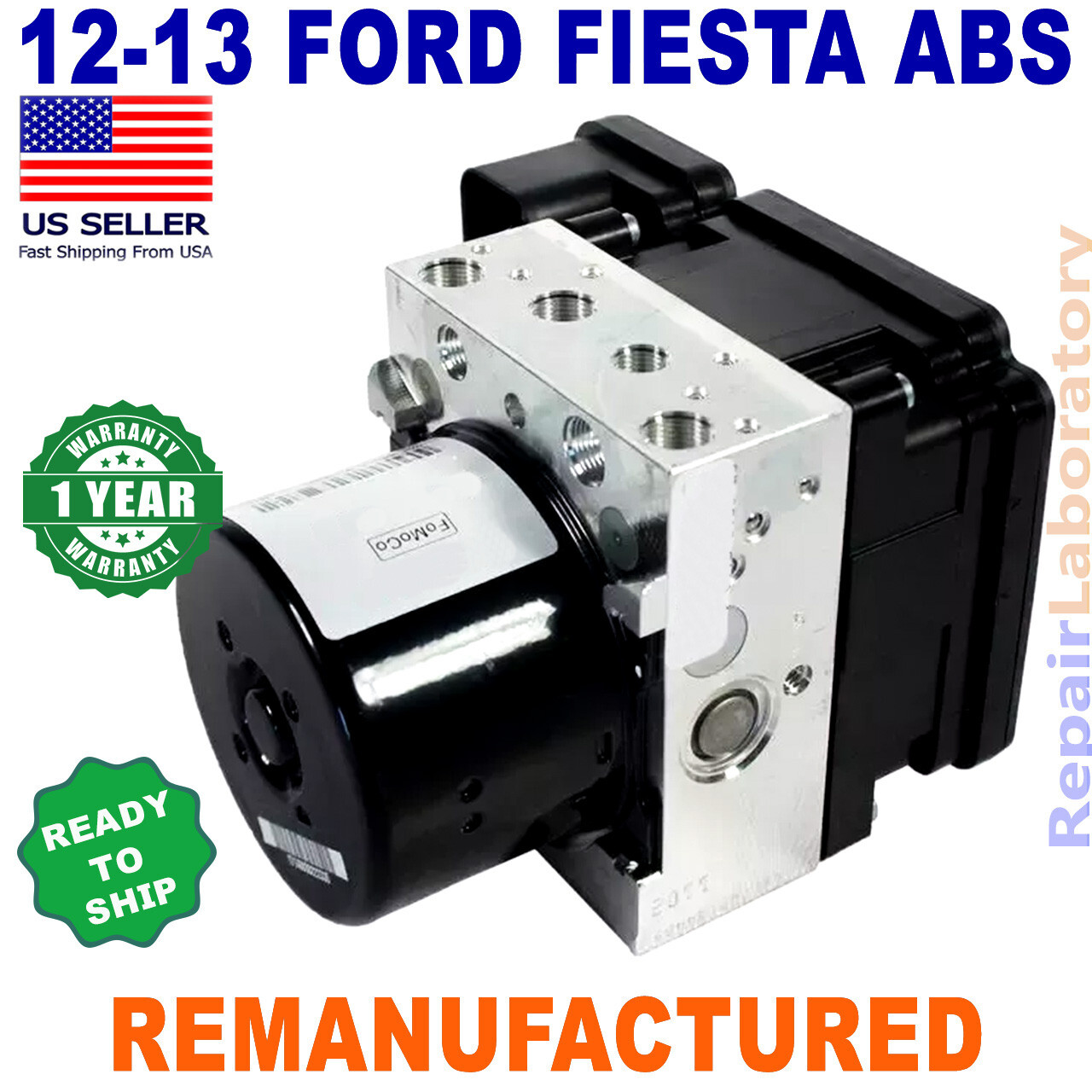✴REBUILT✴ CE8Z-2C405-A 2012-13 Ford Fiesta  ABS Anti-lock brake pump ASSEMBLY