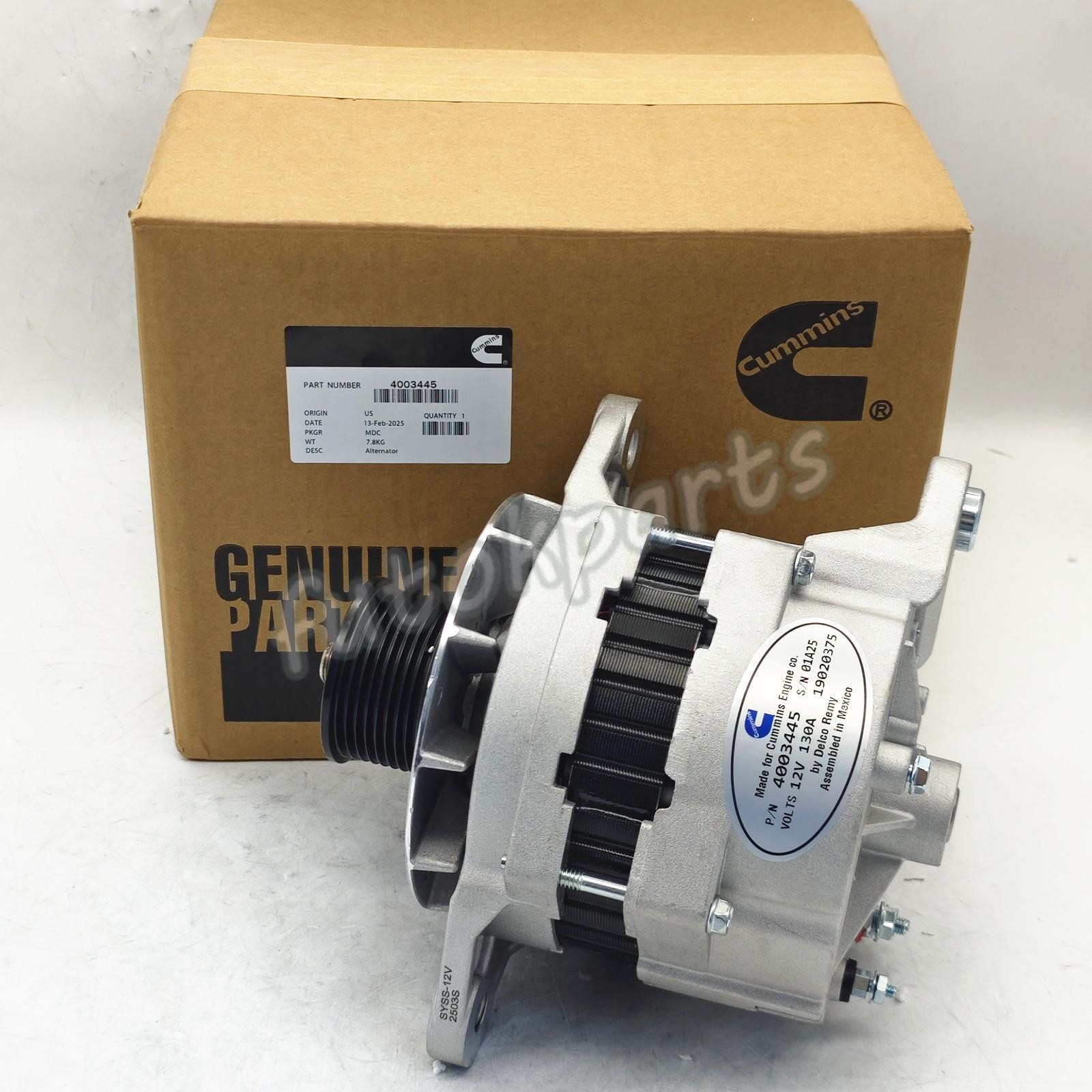 1PCS Alternator 4003445 Fits for Cummins Engine ISM11 M11 QSM11 6C8.3 12V New