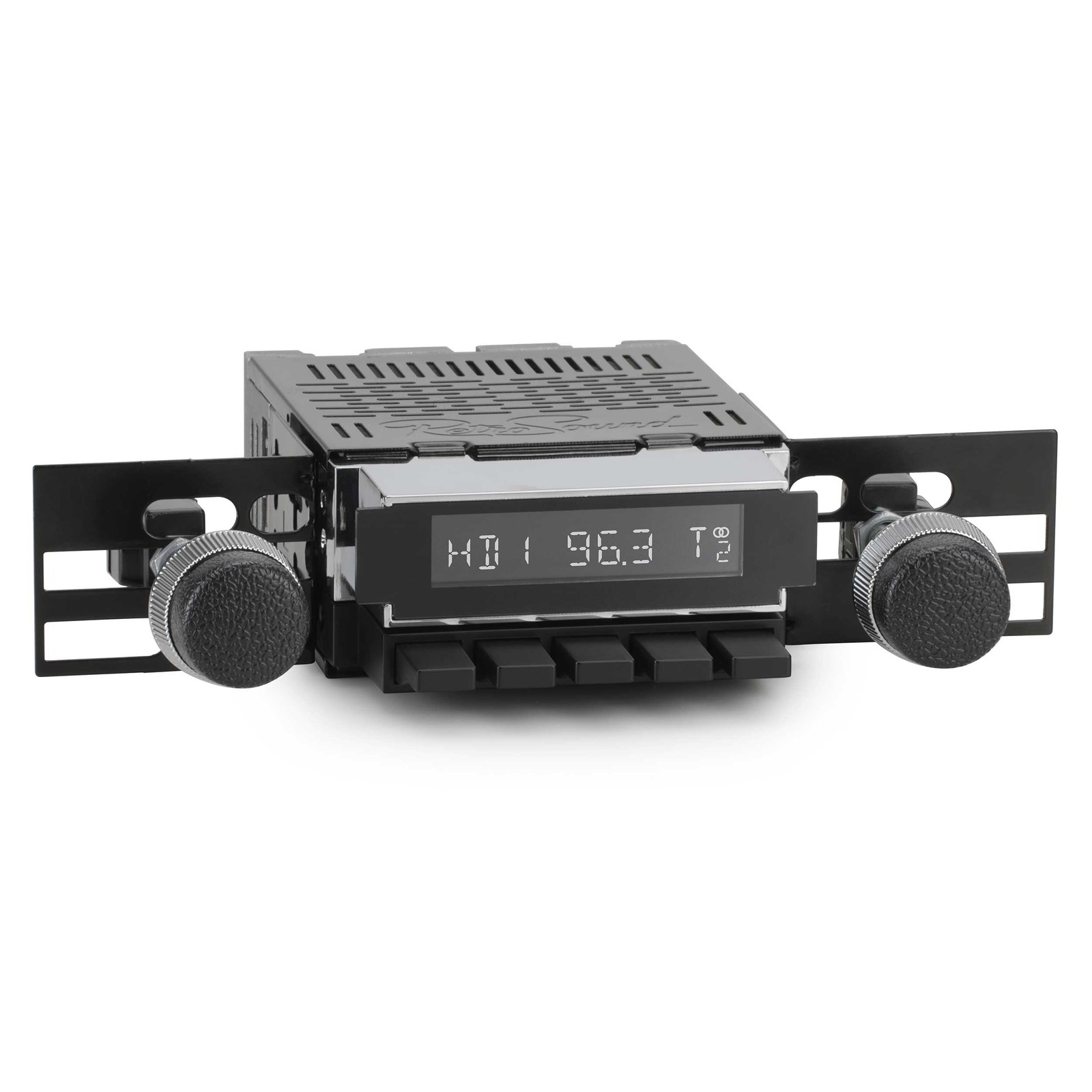 1970-75 Plymouth Duster Redondo RS Radio RetroSound AUX AM FM Black