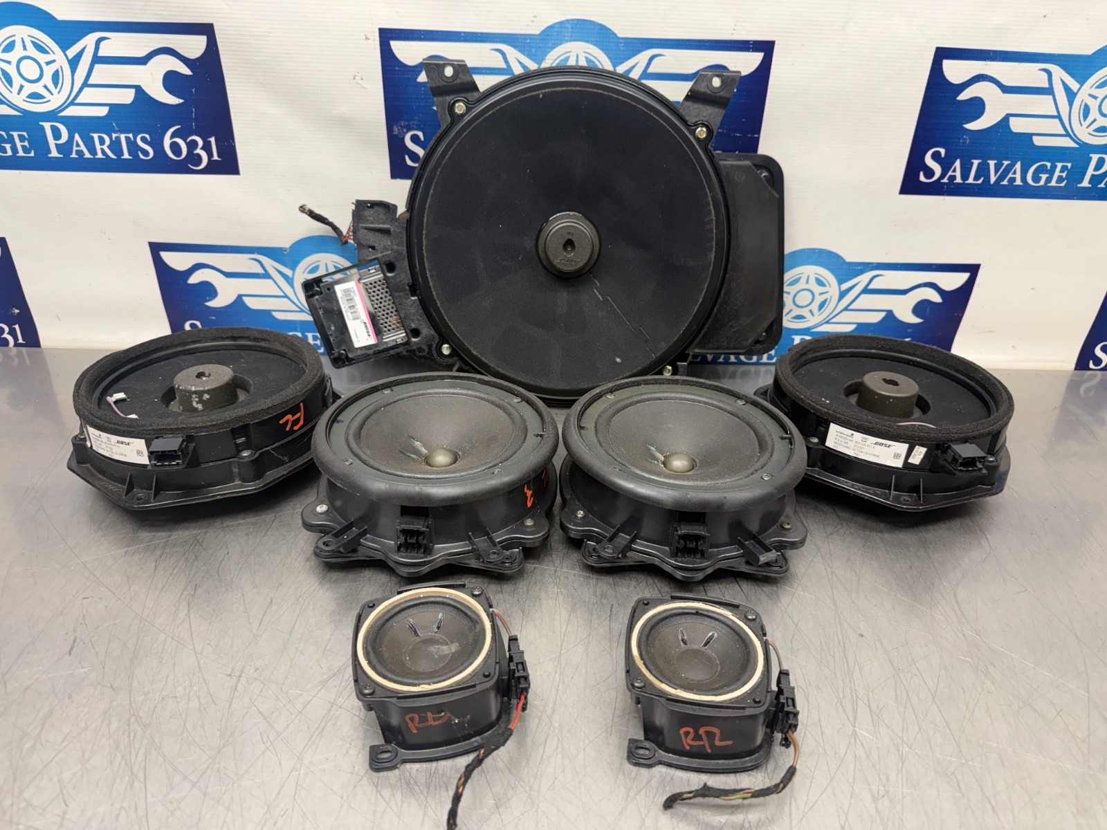 2005 Audi A8L D3 W12 Bose Speaker Subwoofer Set - TESTED