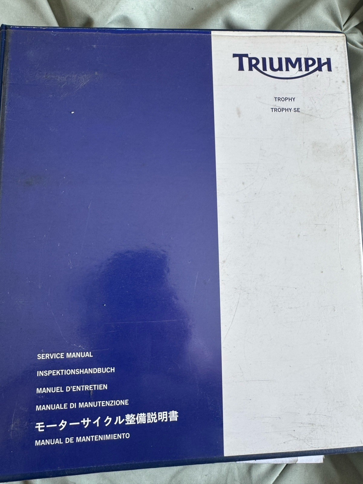 2012 Triumph Trophy Service Manual OEM Factory Book