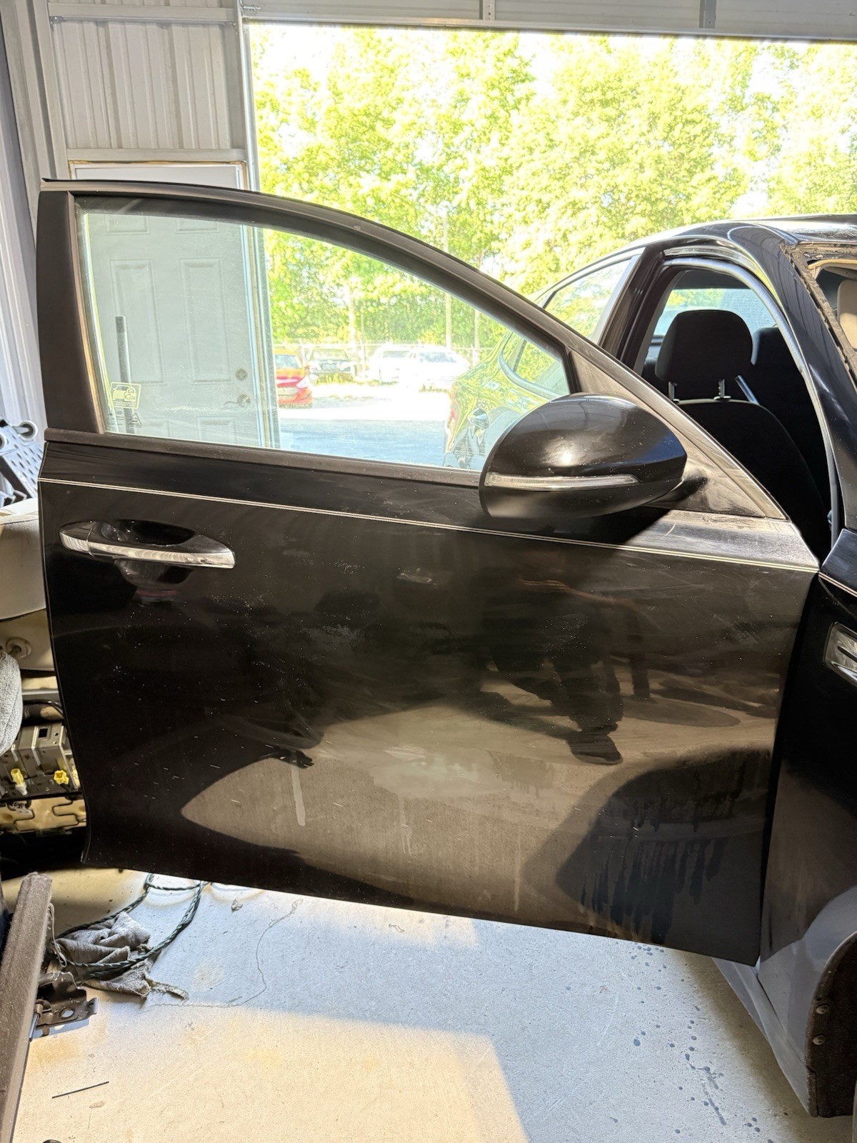 2016-2020 Kia Optima Front Right Passenger Door OEM Black EB Complete