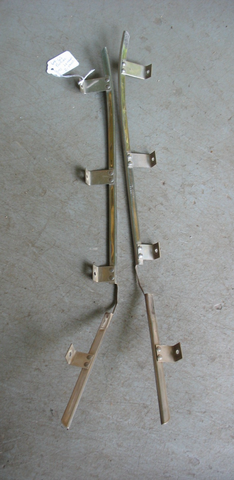 Original GM Accessory 1964 1965 Pontiac GTO Door edge Molding PAIR