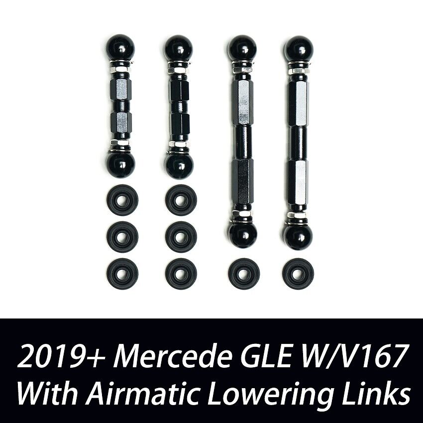 Fits Mercedes Benz GLE 450 W167 AMG Adjustable Lowering Links Air Suspension Kit