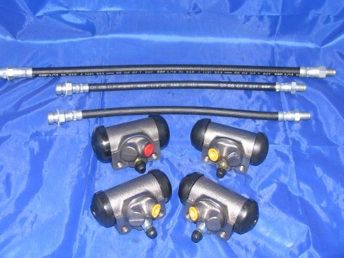 4 Wheel Cylinders and Hoses Kit for 1937-1941 Pontiac 37 38 39 40 41 NEW 4 Wheel Cylinders and Hoses Kit for 1937-1941 Pontiac 37 38 39 40 41 NEW
