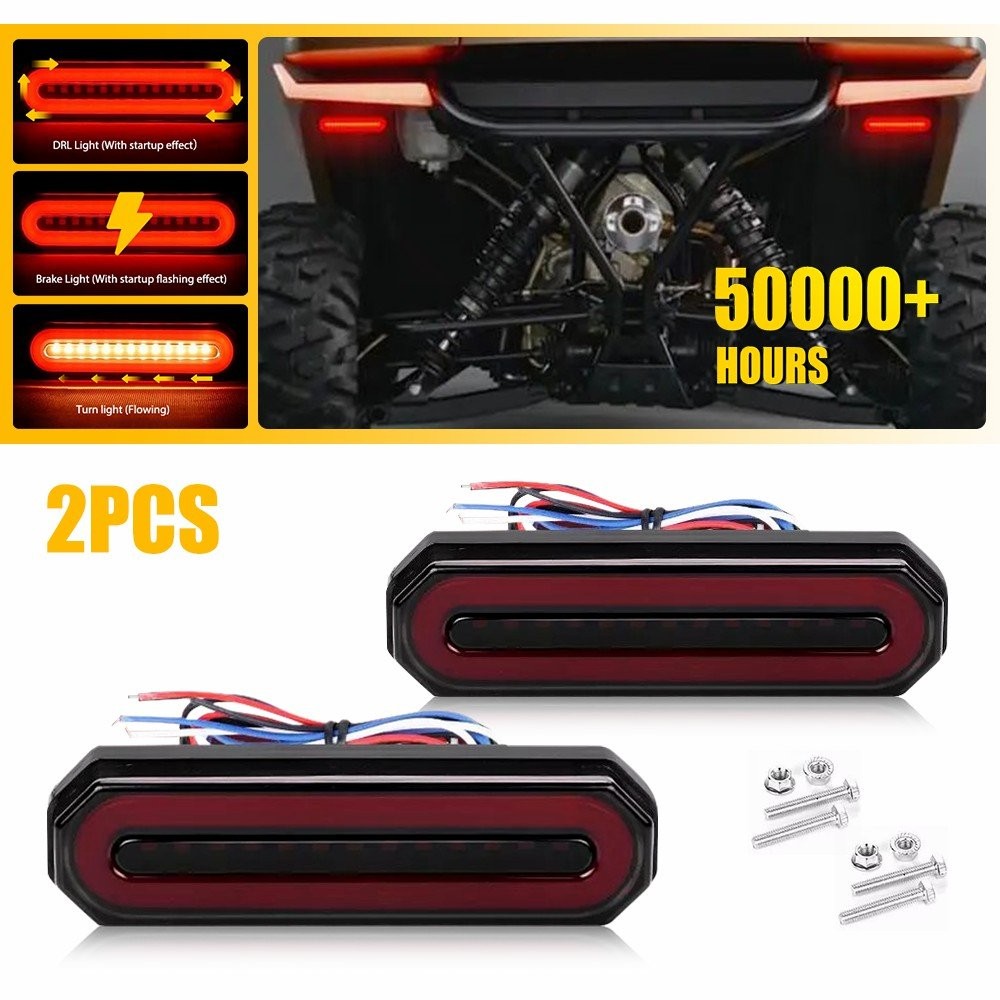 Universal Tail Light Lamps Brake Lights Turn Signal Lights Taillights Sequential
