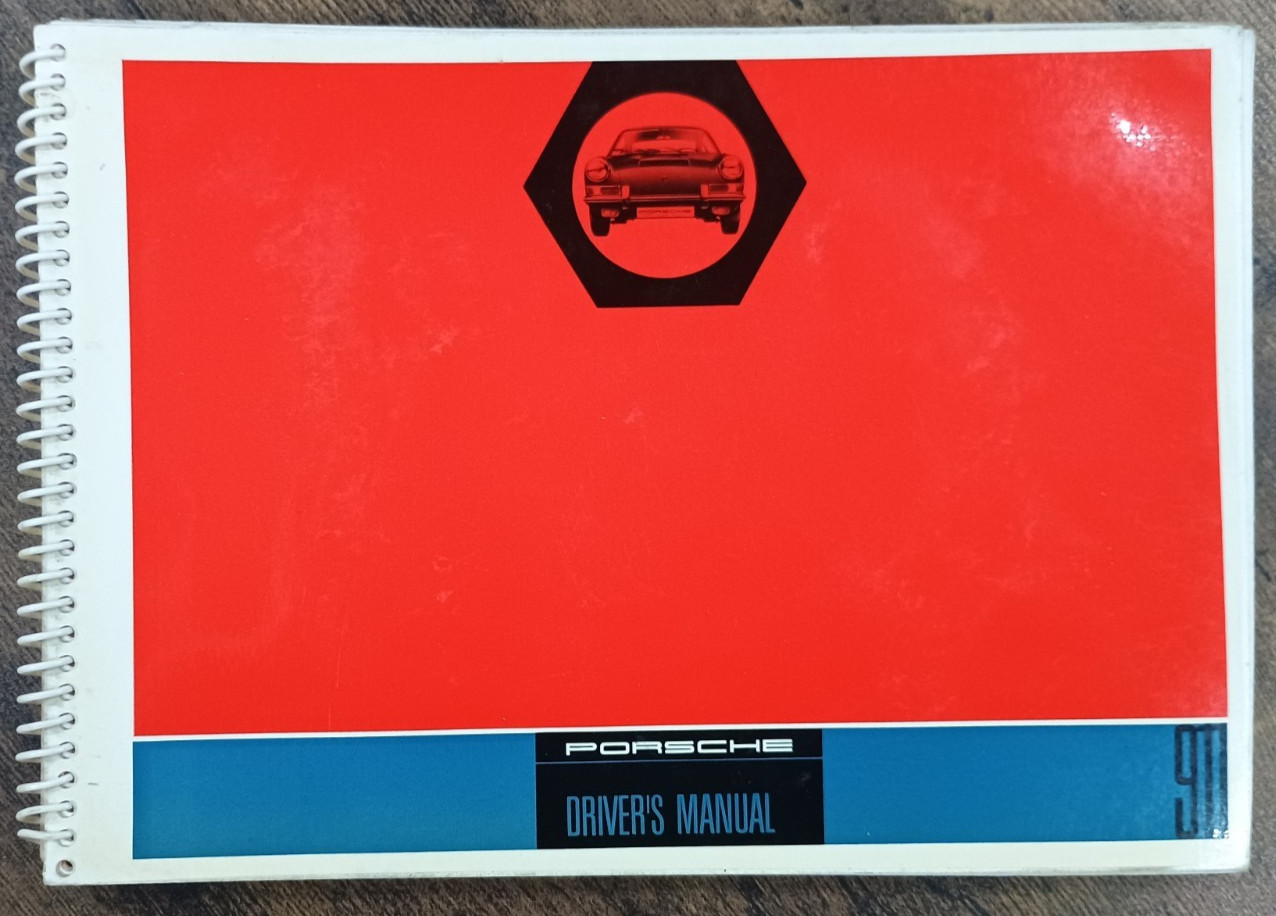 Original 1965 Porsche 911 Driver's OEM Manual W321e Edition I/65