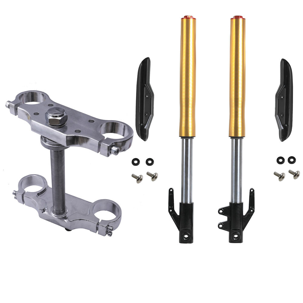 630mm 45/48mm Front Forks 12mm + Triple Tree for Mini Electric DIRT BIKE MX500 630mm 45/48mm Front Forks 12mm + Triple Tree for Mini Electric DIRT BIKE MX500