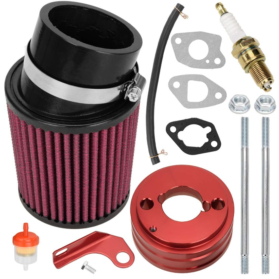 Air Filter Adapter Kit for Predator 212cc 196cc Mini Bike Go Kart 6.5Hp Engine U