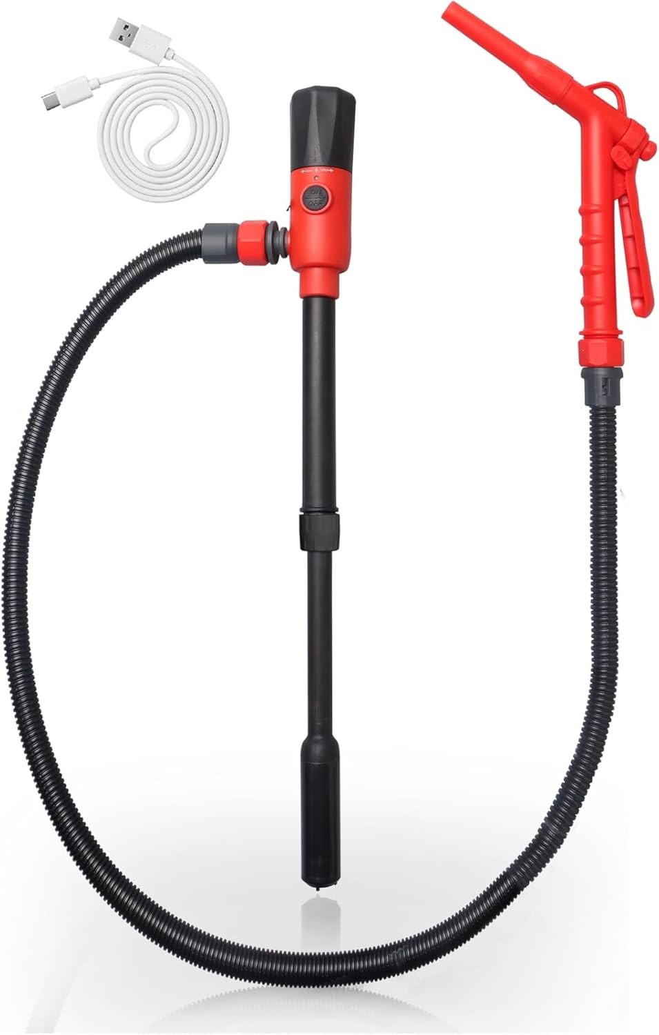 Fuel Transfer Pump - Leak-Proof USB Rechargeable Gasoline Canister Pump
