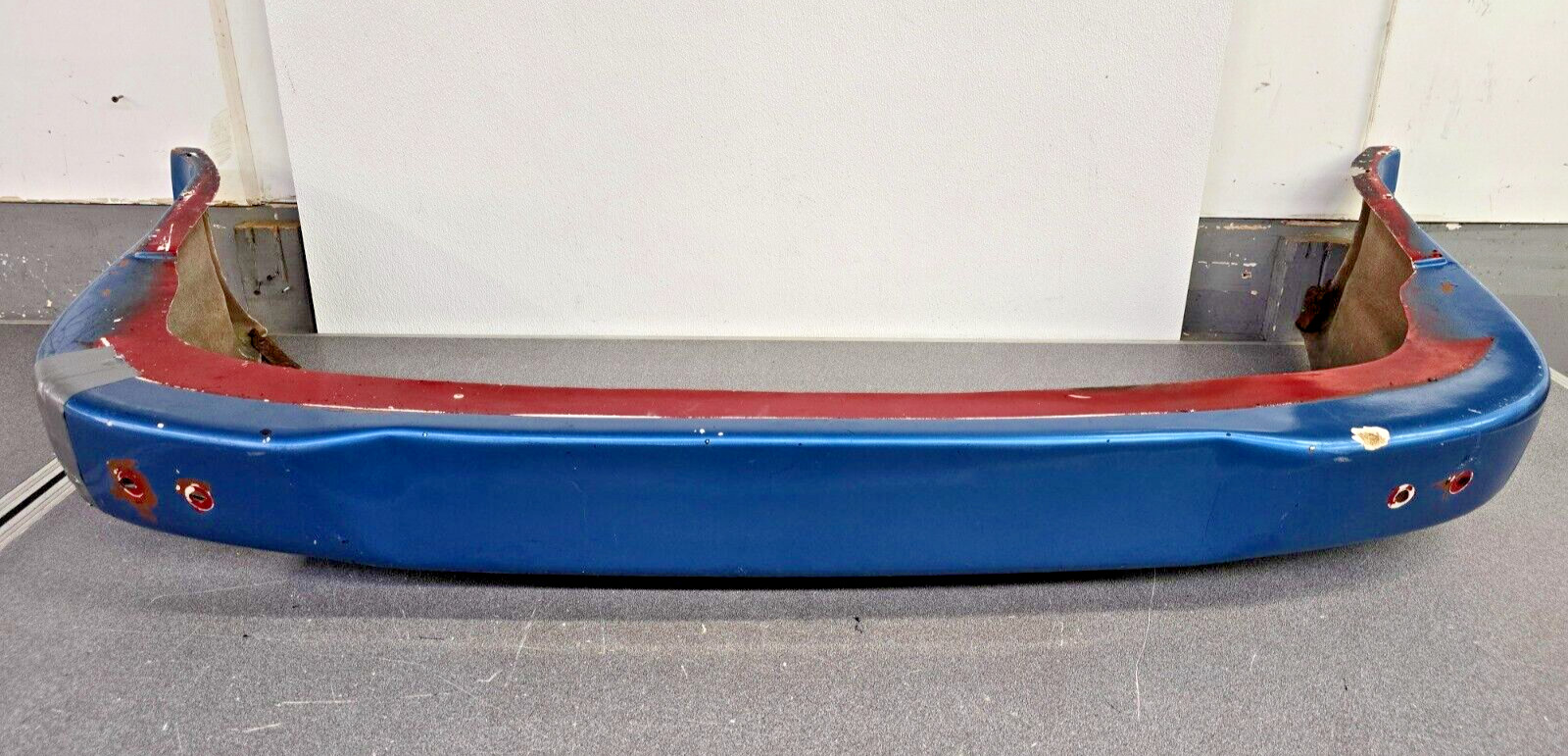 USED PORSCHE 911 LIGHTWEIGHT FIBERGLASS REAR BUMPER WIDEBODY FOR REPAIR 2