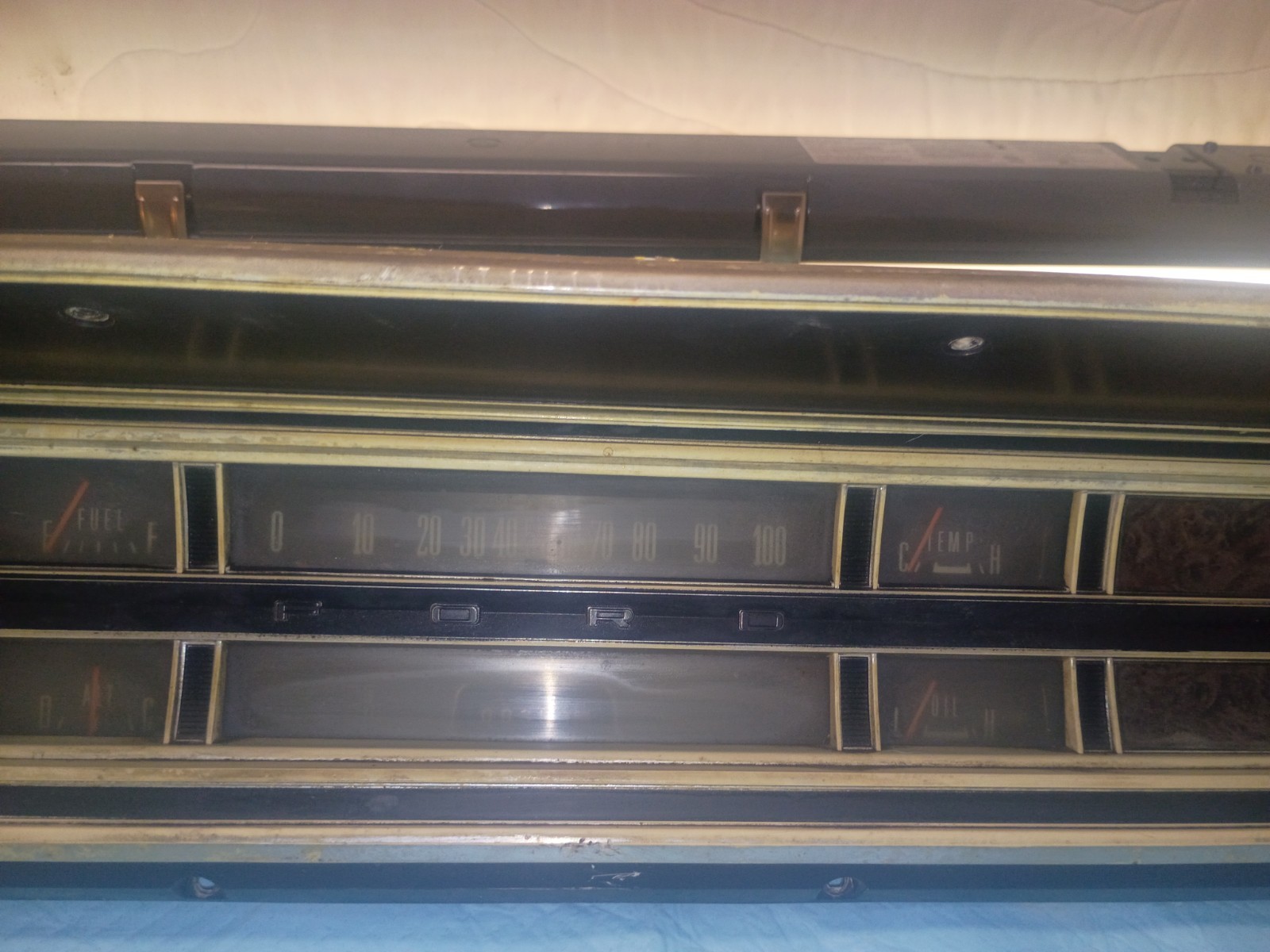 1967-72 Ford F100-F250 OEM Instrument Cluster - Untested 1967-72 Ford F100-F250 OEM Instrument Cluster - Untested