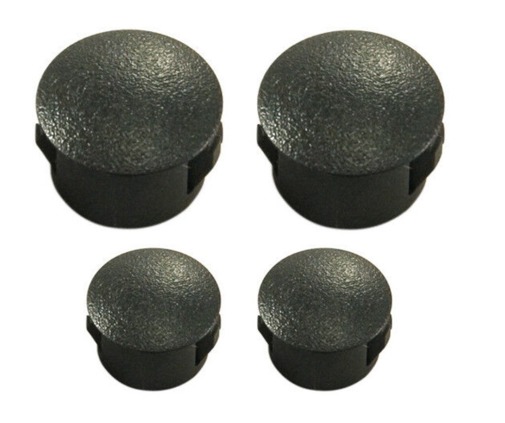 1999-2004 Mustang Spoiler Delete Hole Plugs - PAINTED - Silver - YN