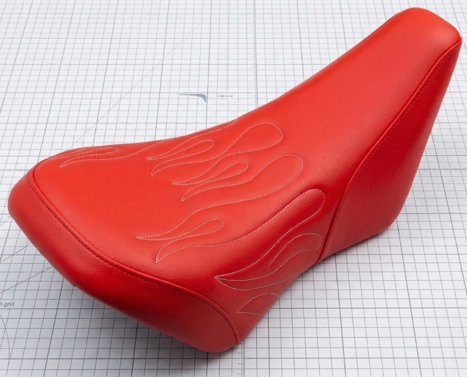 Kawasaki KFX 400 Seat Cover 2003 To 2006 Models Red Vinyl Seat Cover