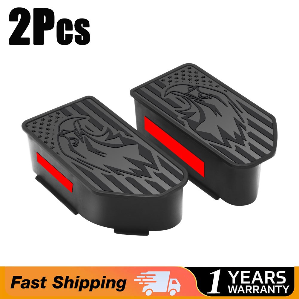 2Pcs Stake Pocket Covers Caps Bed Rail Hole Plugs For GMC Sierra 1500 2019-2025